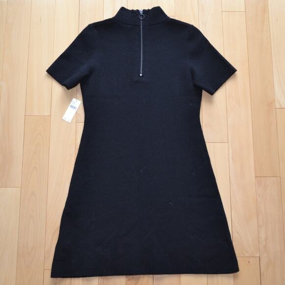 NWT Anthropologie The Nina Short-Sleeve Mock-Neck Mod Mini Dress Size XS - Picture 5 of 5